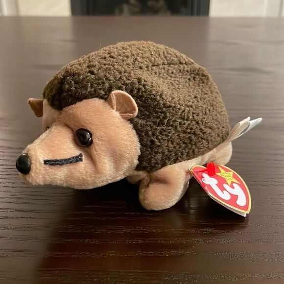 Vintage Ty Beanie Baby Prickles the Hedgehog Excellent Condition 6” long 1999 - Picture 1 of 9